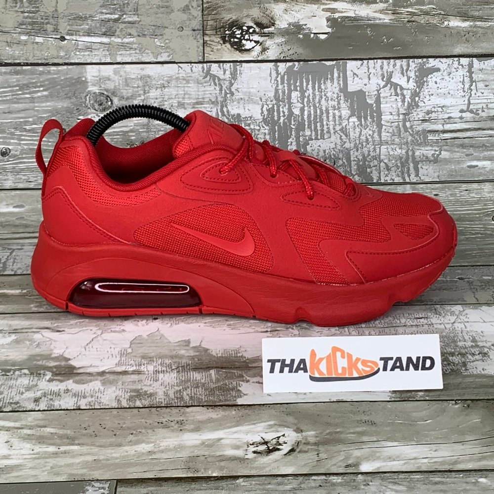 Nike Air Max 200 University All Red Sneakers